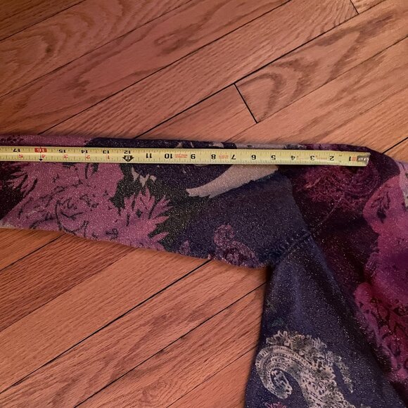 VINTAGE KORET Multicolor & Gold Weave Cardigan Sweater. Oh wow, is this pretty! - Picture 11 of 16